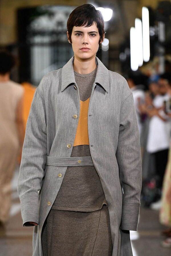 AURALEE COTTON WOOL DOUBLE CLOTH SHIRTS COAT