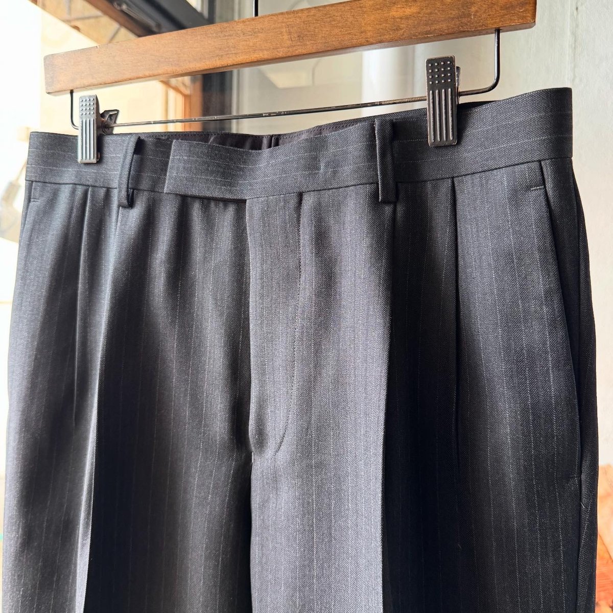 オーラリー25SS BLUEFACED WOOL TWO-TUCK SLACKS NEW ARRIVAL AURALEE -BLUEFACED WOOL TWO-TUCK SLACKS- color