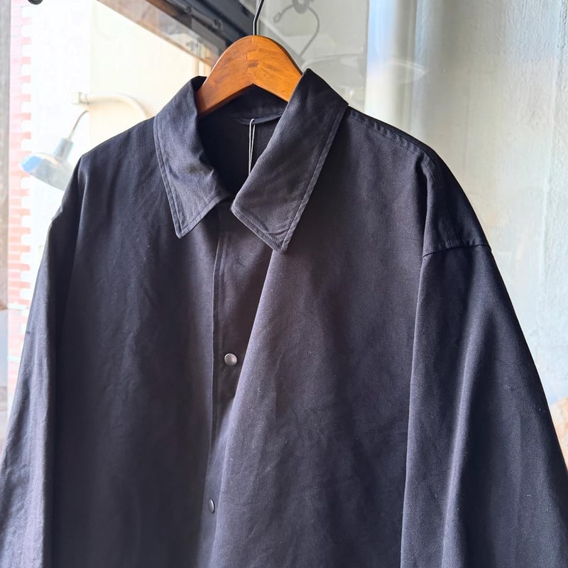 試着のみの新品25SS COMOLI ポストワークツイルジャケット サイズ2 ポストワークツイル ジャケット(2(MEN) Black/ブラック): COMOLI