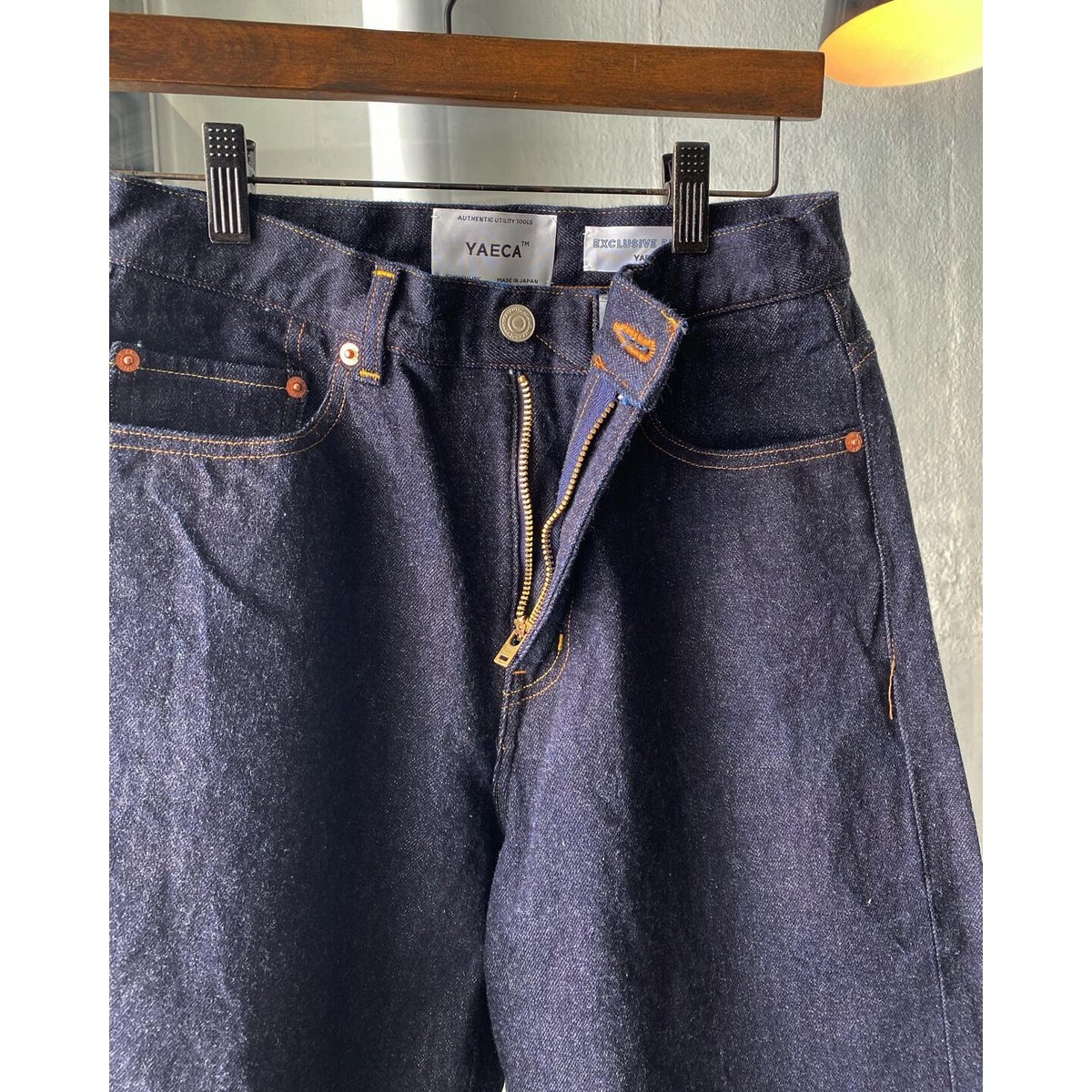 YAECA ワイドストレートデニムパンツ13-14W YAECA (ヤエカ) 13-14W DENIM PANTS WIDE STRAIGHT / デニム