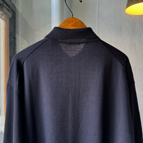 COMOLI　ウール 衿付きカーディガン