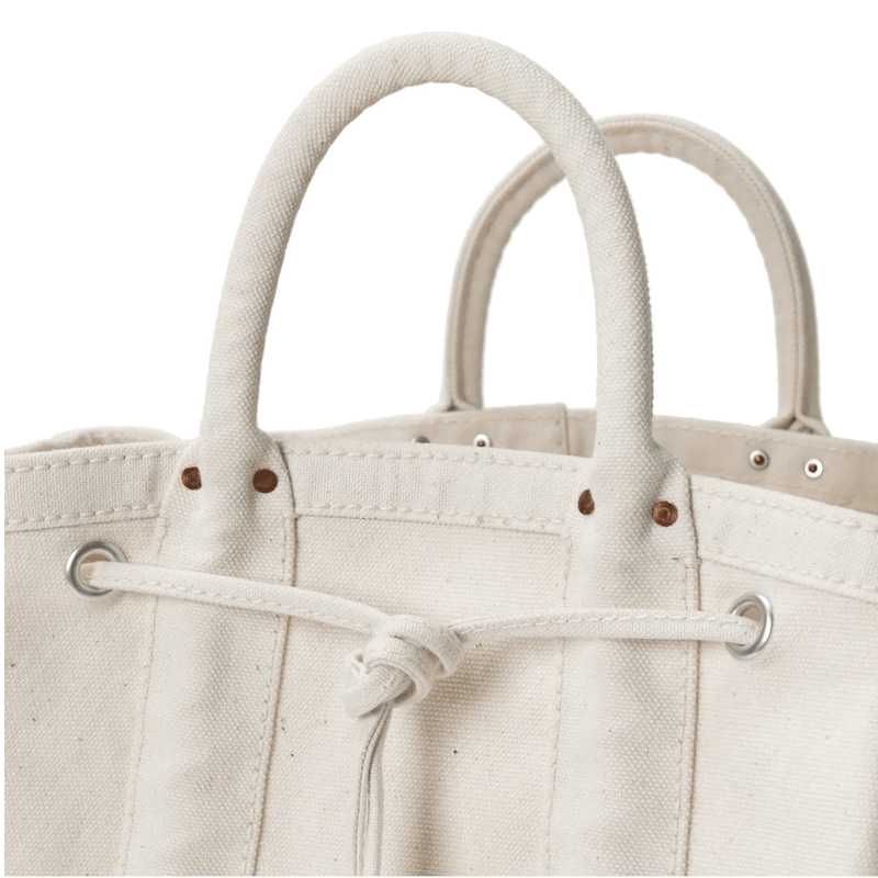 CHACOLI BL22 / DRAWSTRING TOTE M NATURAL | L