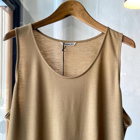 AURALEE 　SUPER SOFT WOOL JERSEY TANK