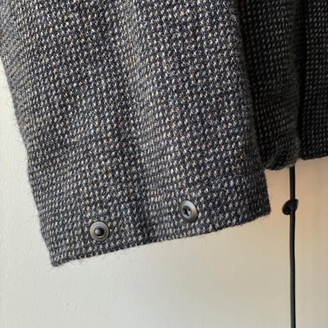 AURALEE  　WOOL HAIRLINE LIGHT TWEED ZIP BLOUSON