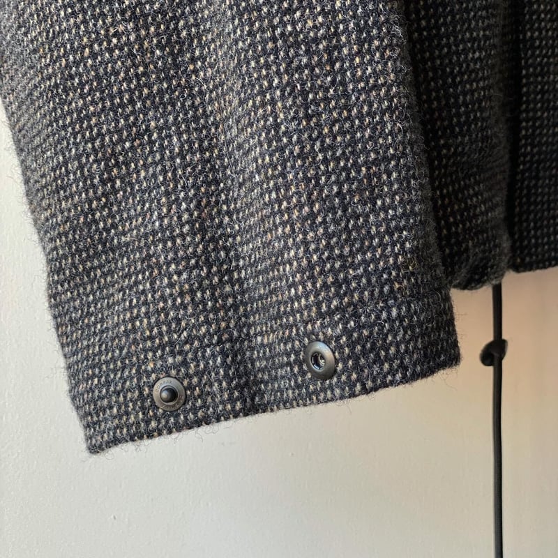 AURALEE WOOL HAIRLINE LIGHT TWEED ZIP BLOUSON AURALEE WOOL HAIRLINE LIGHT TWEED ZIP BLOUSON