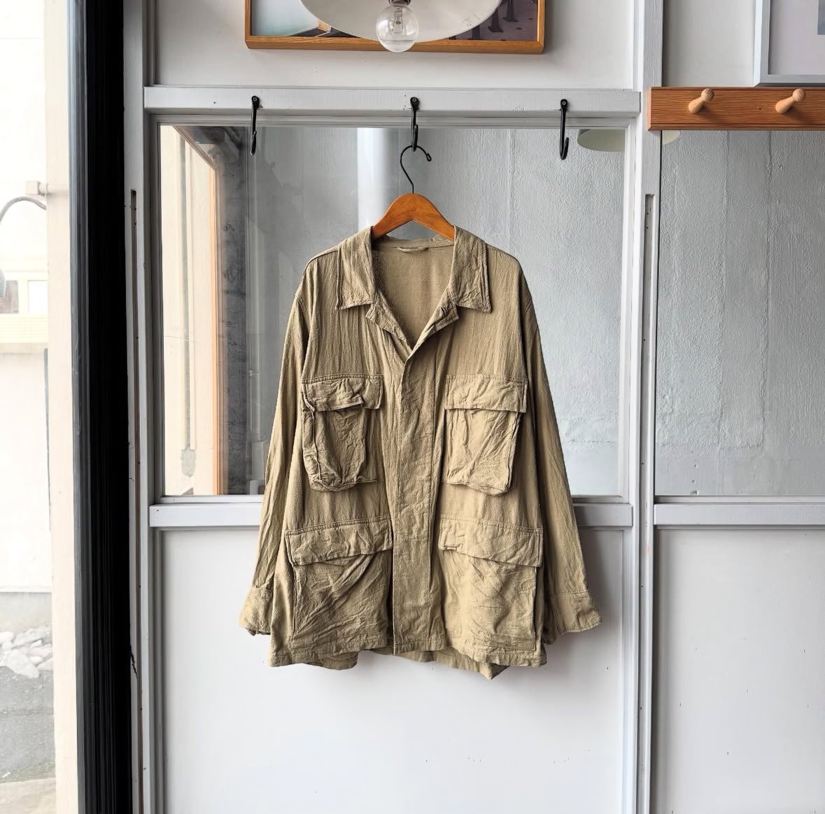 sai様 comoli ローシルク B.D.Uジャケット 25ss COMOLI ローシルク B.D.Uジャケット KHAKI | CASANOVA&CO
