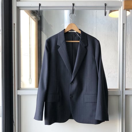 AURALEE  WOOL CUPRA LINEN CLOTH JACKET
