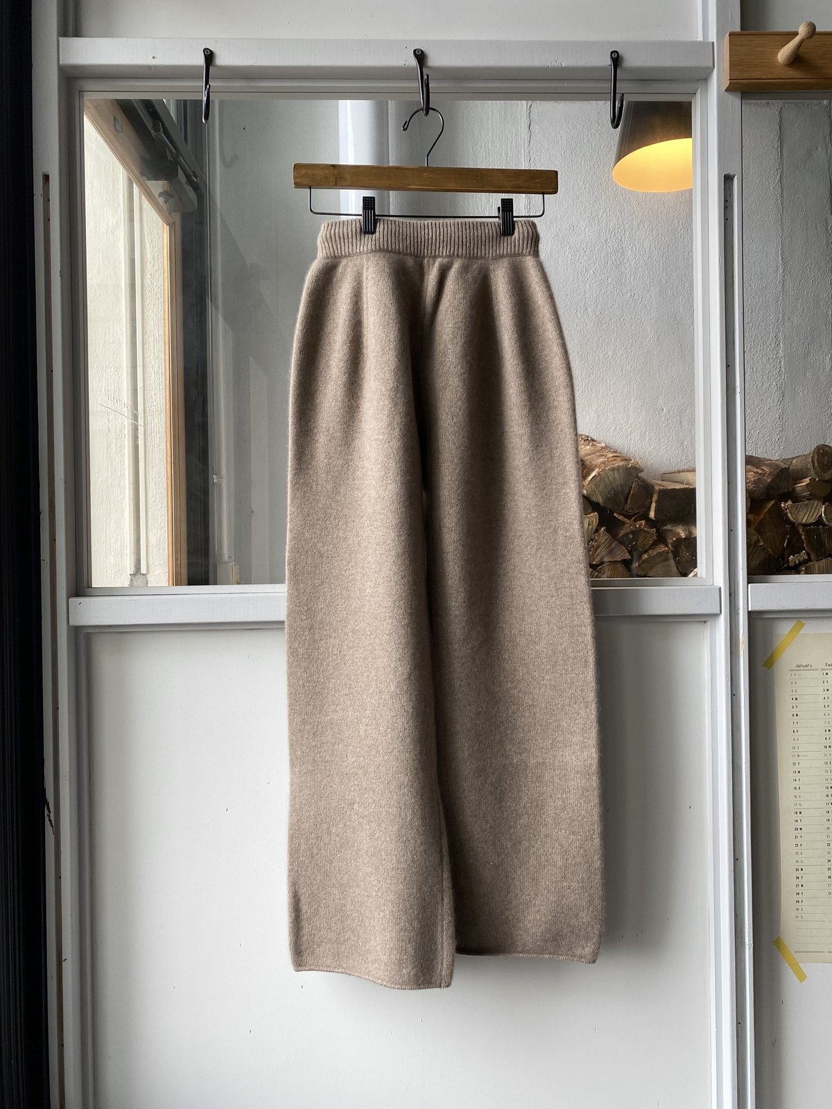 AURALEE BABY CASHMERE KNIT PANTS A20AP06BC (W