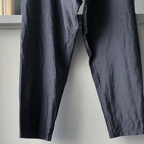 COMOLI   杢シルク テーパードパンツ