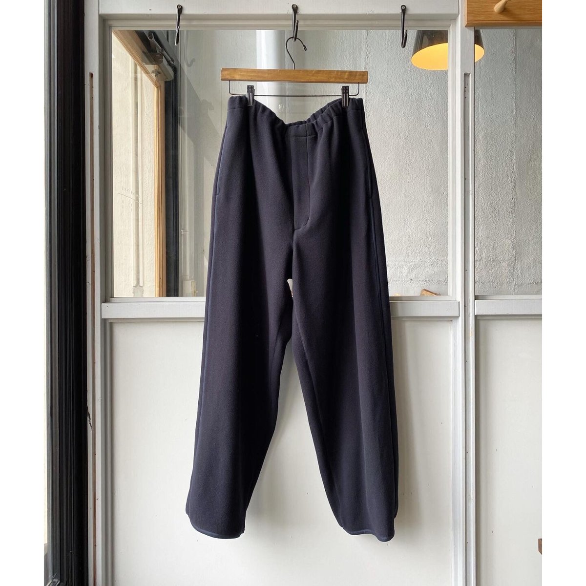 ssstein FLEECE WIDE EASY TROUSERS - ST.430