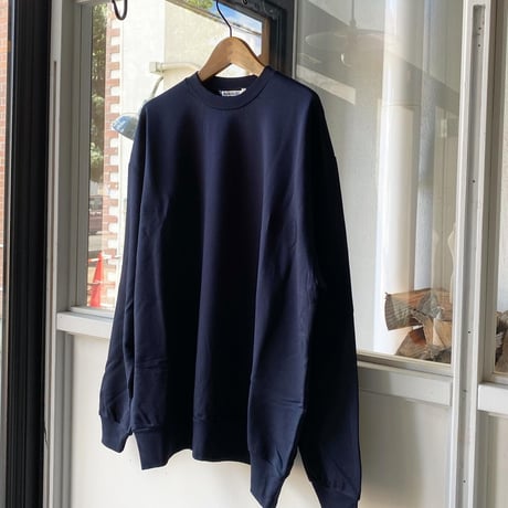 AURALEE  　ELASTIC HIGH GAUGE SWEAT P/O