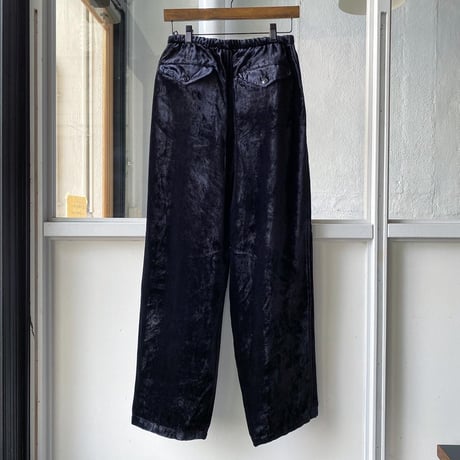 COMOLI   シルク別珍 ドローストリングパンツ/(U03-03006)