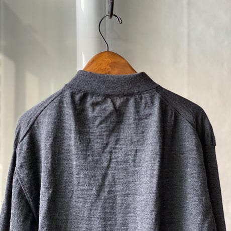 COMOLI  21G ウール衿つきカーディガン