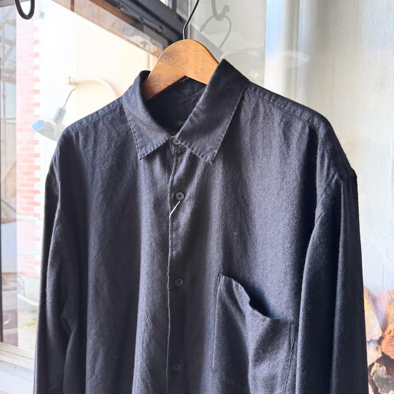 25AW新品未使用品 COMOLIカシミアシルク製品染めシャツ サイズ4 カシミヤシルク 製品染シャツ | COMOLI(コモリ) / トップス 長袖