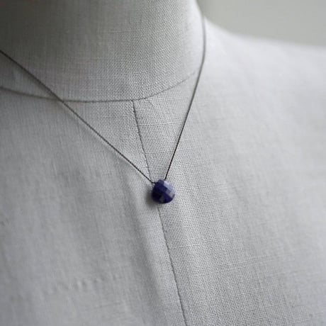 Margaret Solow 　 Faceted  Lapis Necklace