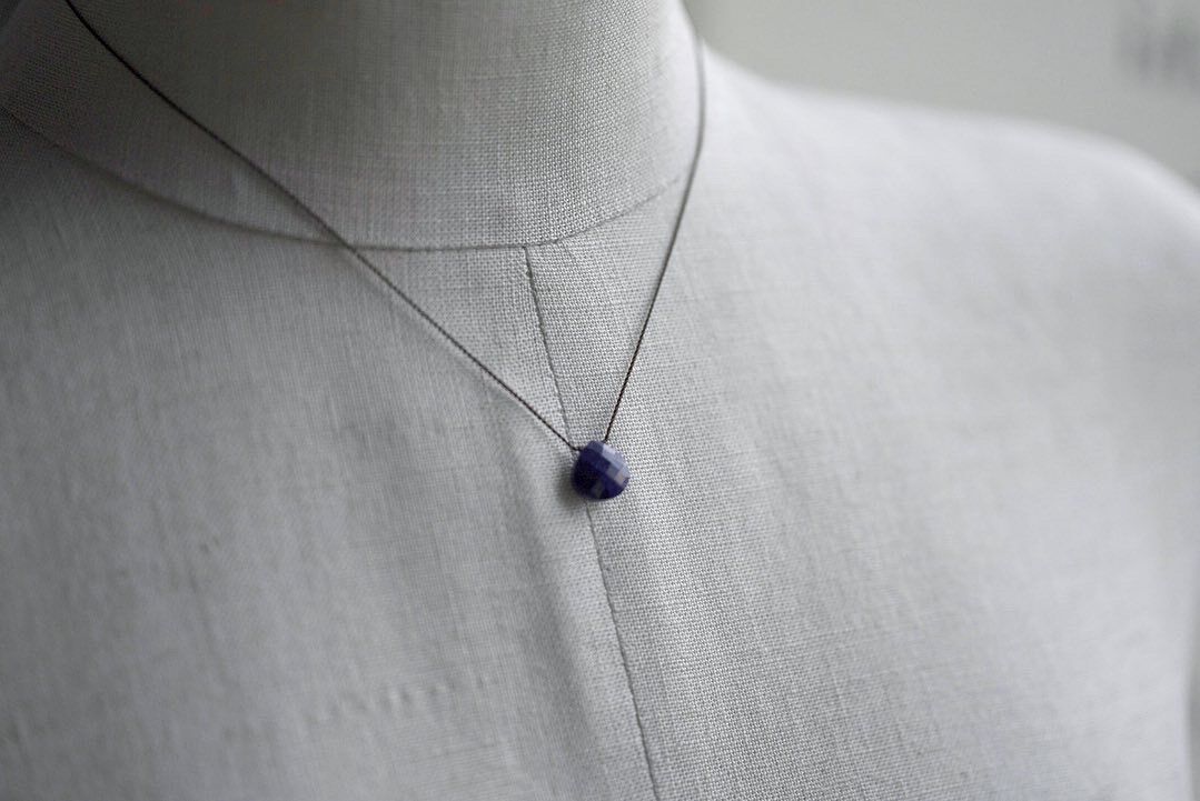 Margaret Solow Faceted Lapis Necklace | Less