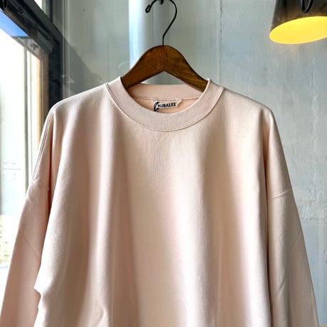 AURALEE　PIMA LIGHT SWEAT P/O