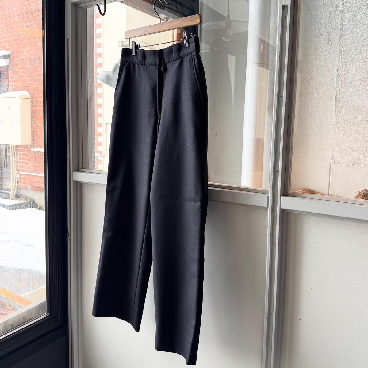 2点セットcomoli ウールサージ スラックス サイズ3 COMOLI ウール サージ パンツ, Navy – Navyblue