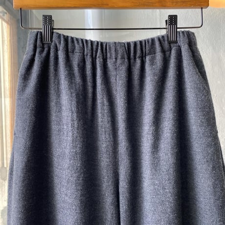 YAECA    [ CONTEMPO ]     WOMENS ウールリラックスパンツ　00655