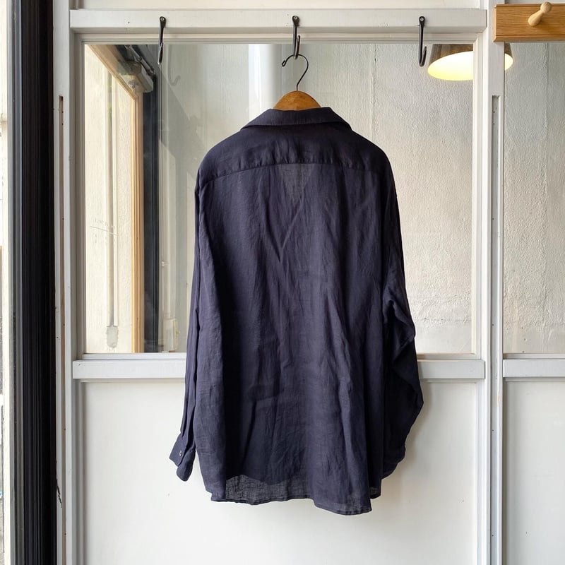COMOLI リネンツイル スキッパーシャツ | Less Higashikawa COMOLI リネンツイル スキッパーシャツ | Less Higashikawa