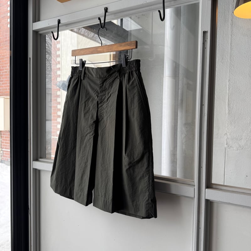 ssstein WINDBREAKER WIDE EASY SHORT TROUSERS