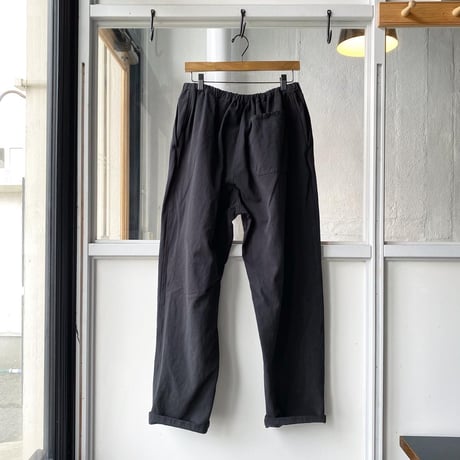 COMOLI　製品染 ドローストリングパンツ