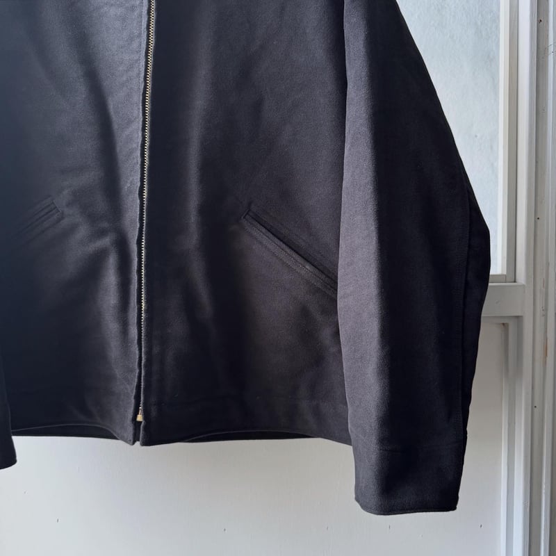 COMOLI モールスキン ジャケット COMOLI (コモリ) モールスキン ジップショートジャケット