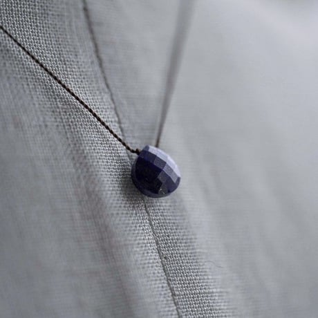 Margaret Solow 　 Faceted  Lapis Necklace
