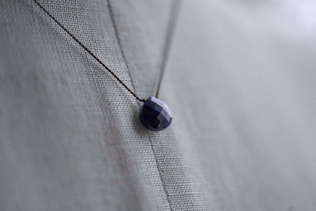 Margaret Solowマーガレット　ソロウ　ターコイズネックレス Margaret Solow（マーガレット・ソロウ）Enclosed Stone Necklace