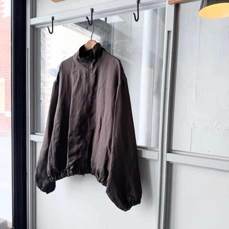 ssstein　  VIS/LI TWILL SHIRRED LIGHT ZIP JACKET  -  ST.1076