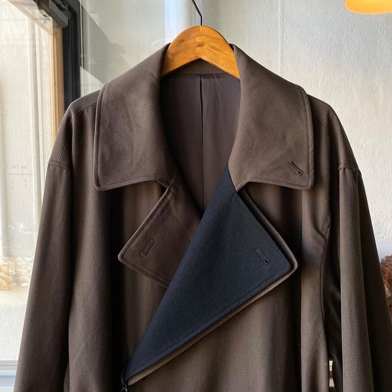 stein DOUBLE LAPELED DOUBLE BREASTED COAT stein DOUBLE LAPELED DOUBLE BREASTED COAT