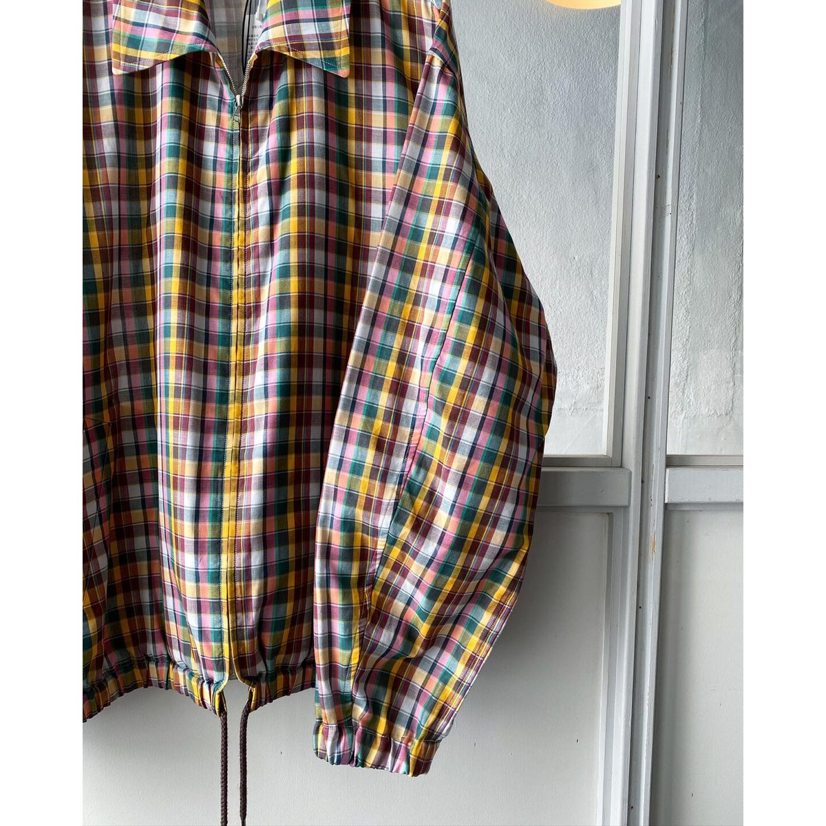 AURALEE GIZA LIGHT WEIGHT DOUBLE-CLOTH ZIP BL AURALEE GIZA LIGHT WEIGHT DOUBLE-CLOTH ZIP BL