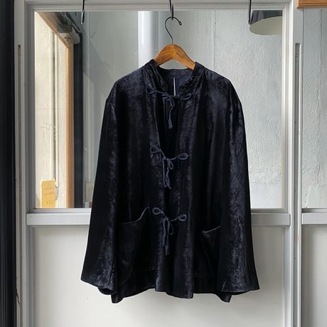 COMOLI   シルク別珍 スタンドカラージャケット(U03-01006)
