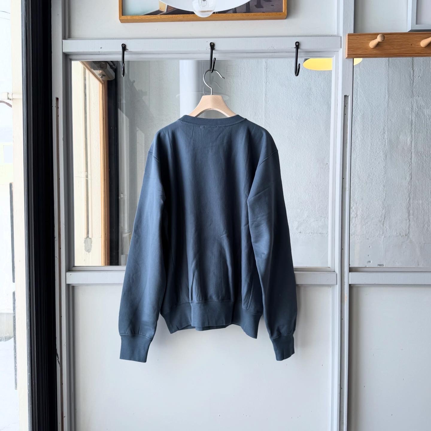 AURALEE ELASTIC HIGH GAUGE SWEAT P/O | Less Hi