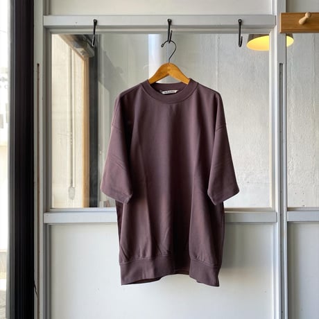 AURALEE SUPER HIGH GAUGE SWEAT BIG TEE (Mens)  A20SP02NU