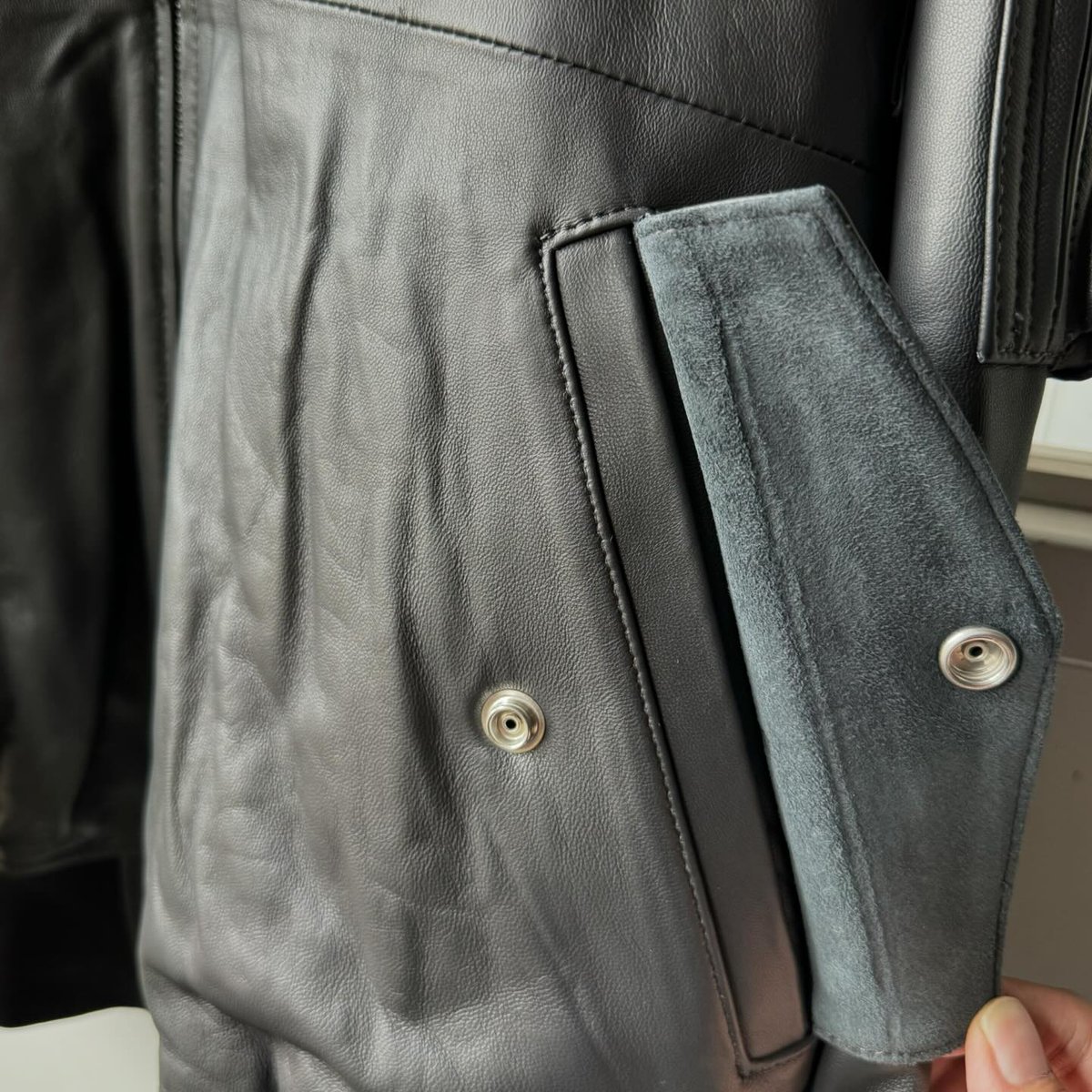ssstein LEATHER FLIGHT JACKET | Less Higashi