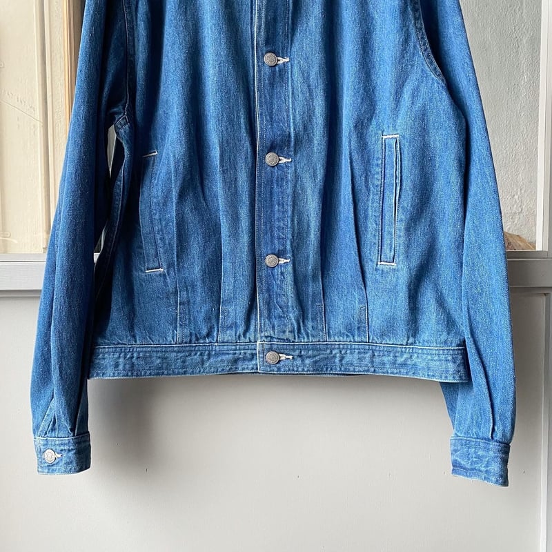 AURALEE SELVEDGE LIGHT DENIM BLOUSON | Less AURALEE SELVEDGE LIGHT DENIM BLOUSON | Less