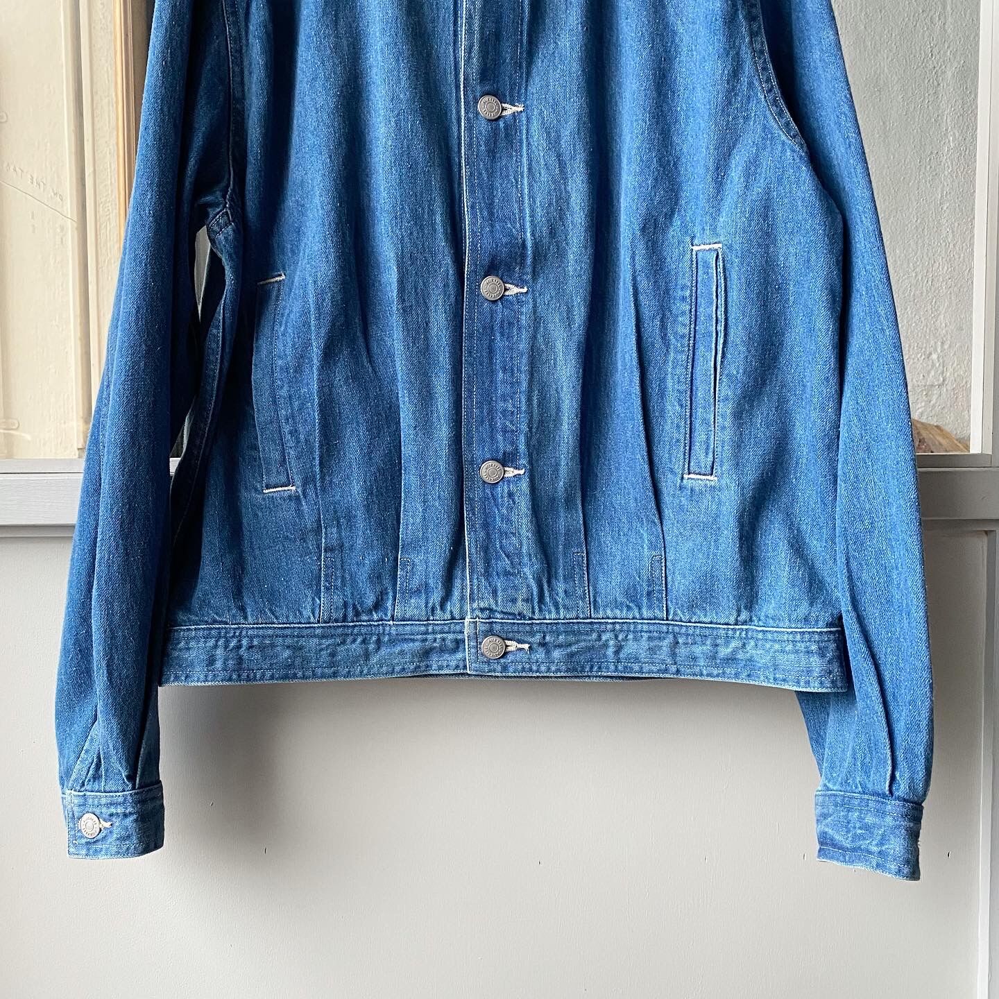 AURALEE SELVEDGE LIGHT DENIM BLOUSON | Less