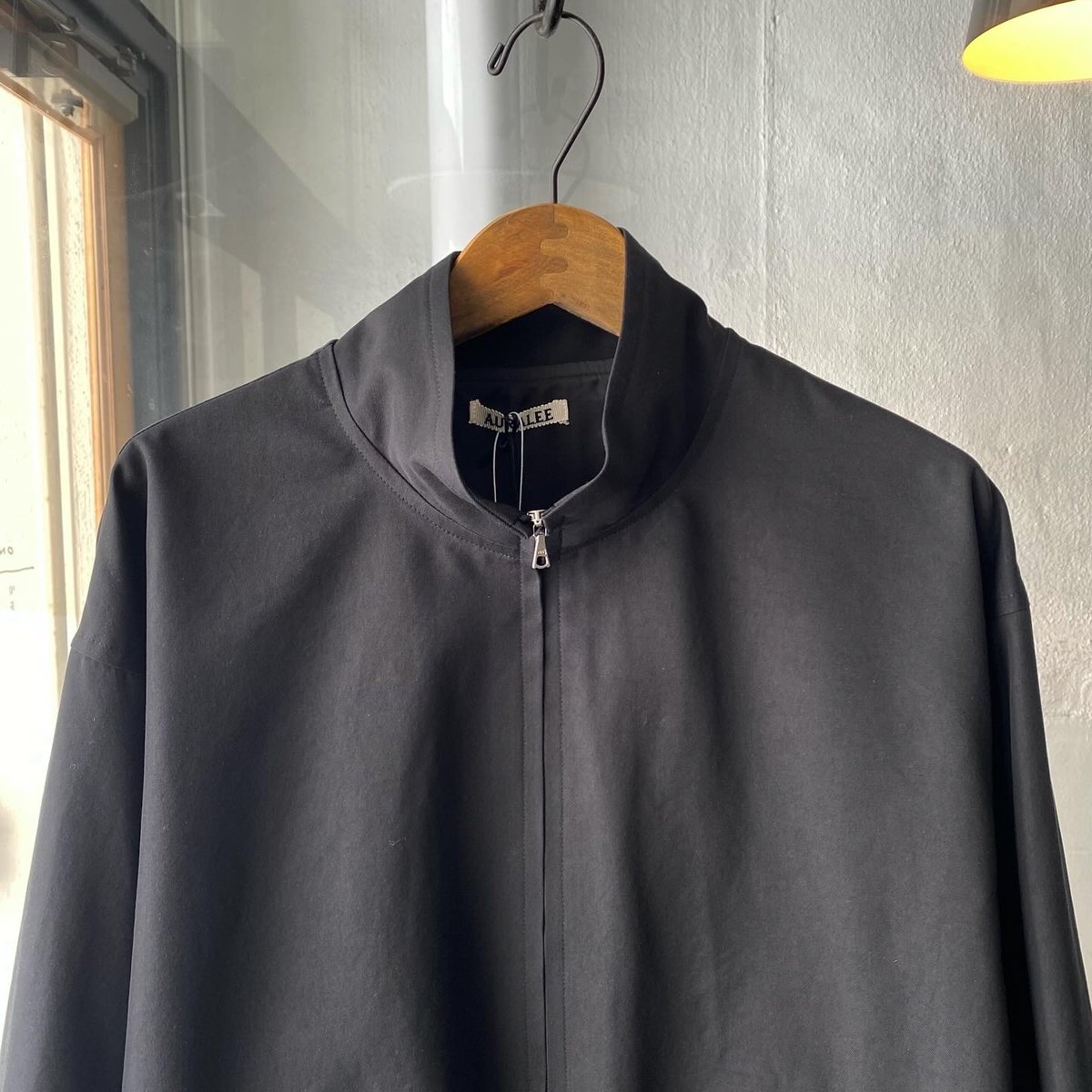 AURALEE WASHED FINX SILK CHAMBRAY BLOUSON | Les AURALEE WASHED FINX SILK CHAMBRAY BLOUSON | Les