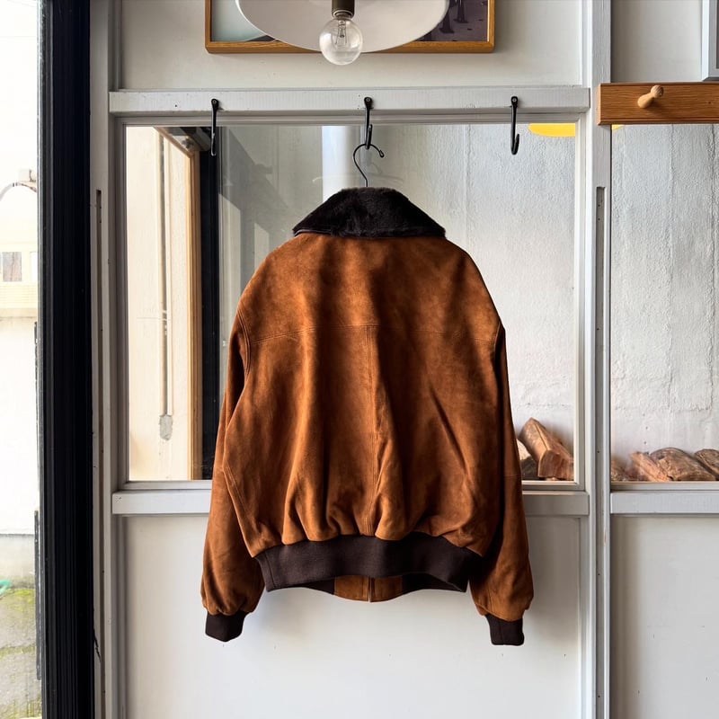 AURALEE GOAT SUEDE ZIP BLOUSON | Less Higashikawa