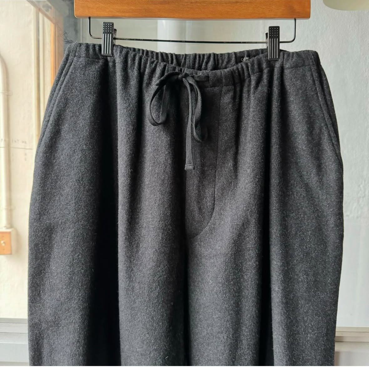 COMOLI 22AW カシミヤトラックジャケット ドローストリングパンツ 3 COMOLI 22AW カシミヤトラックジャケット ドローストリング