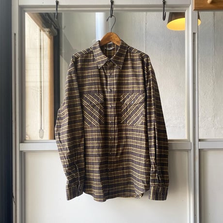 AURALEE    SILK COTTON BRUSHED FLANNEL SHIRTS    A21AS01CN  (mens)