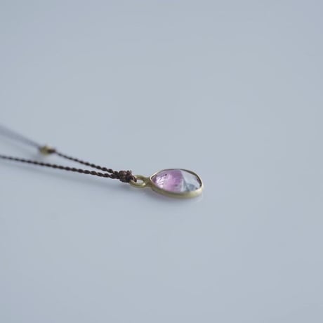 Margaret Solow 　 Enclosed Oval Watermelon Tourmaline  Necklace