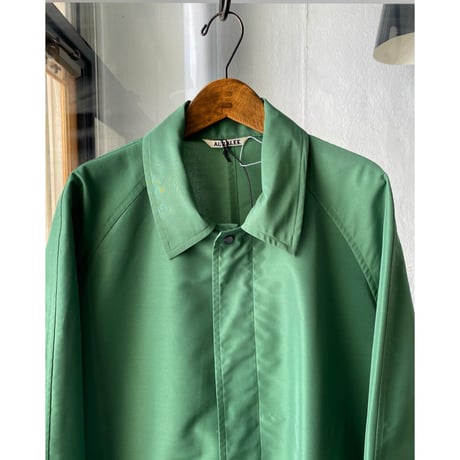 AURALEE　 SILK POLYESTER GROSGRAIN SOUTIEN COLLAR COAT (mens)