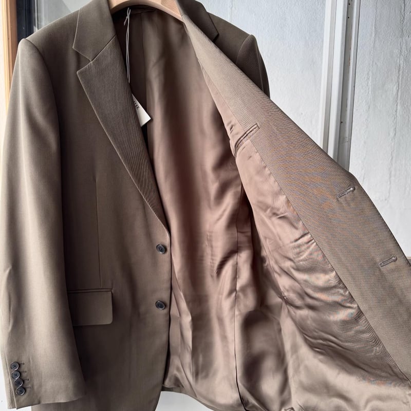 AURALEE LIGHT WOOL MAX GABARDINE JACKET | Less