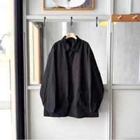 COMOLI タイプライター オープンカラーシャツ | Less Higashikawa