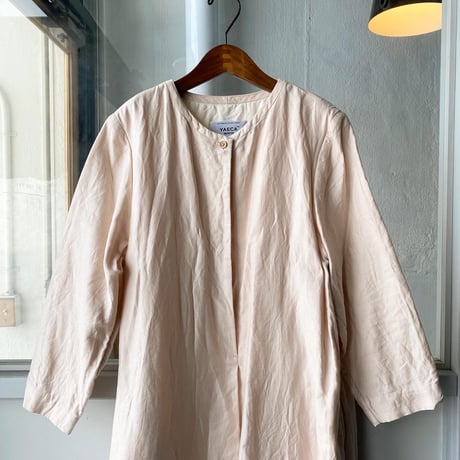 YAECA 【WRITE】 ワンピース　CHERRY BLOSSOMS(WHITE)　94701