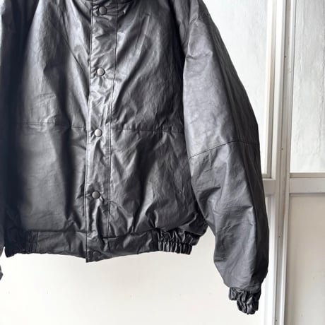 COMOLI　ペーパーレザー パデッドジャケット