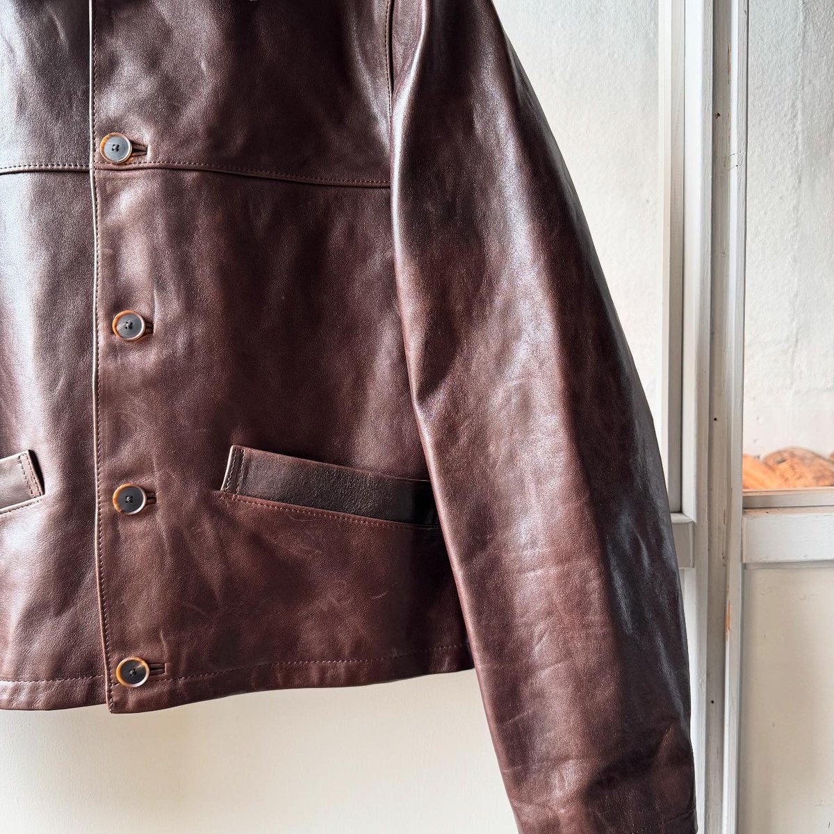 ジャケット・アウター 3 AURALEE HEAVY LAMB LEATHER BLOUSON AURALEE / オーラリー | HEAVY LAMB LEATHER ZIP BLOUSON (メンズ