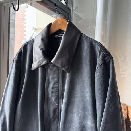 AURALEE　PRODUCT DYED ORGANIC COTTON DUCK BLOUSON